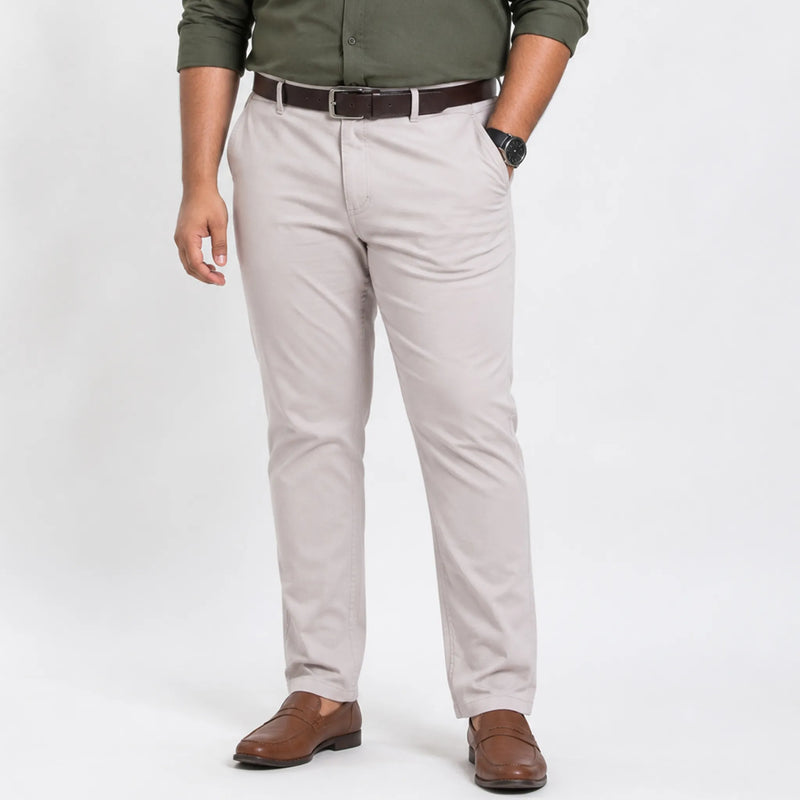 Men's slim-fit cotton trousers, everyday casual wear