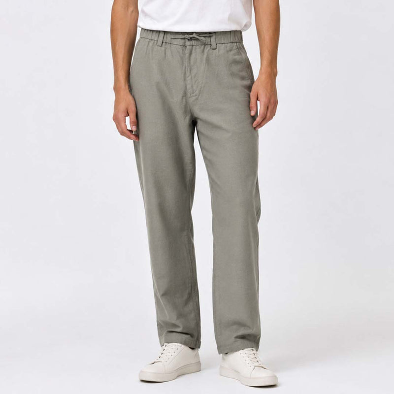 relaxed-fit cotton pants