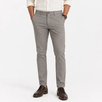 Men's slim-fit cotton trousers, everyday casual wear